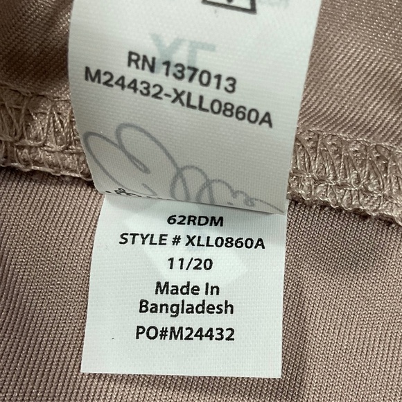 Ellie High Waist Ankle Leggings Bark Rose Gold Tone Size XL - Picture 9 of 9